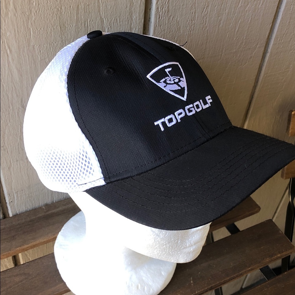 Legendary Whitetails Black and White Topgolf Mesh Back Cap